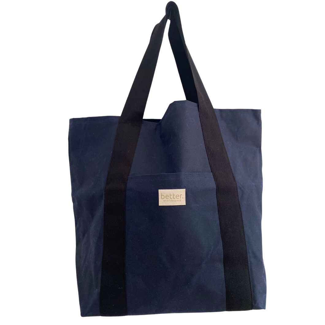 oversized bag_navy