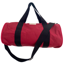 Load image into Gallery viewer, waxed duffle the bag red