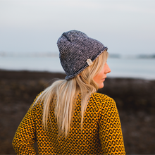 Load image into Gallery viewer, besser. stripe beanie pacifique & ozone