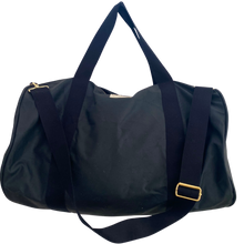 Load image into Gallery viewer, large waxed duffle the bag black