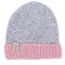 Load image into Gallery viewer, melhor. mini beanie ozone/ rose