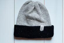 Load image into Gallery viewer, Contrast cuff beanie Nero
