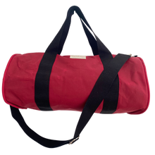 Load image into Gallery viewer, waxed duffle the bag red
