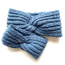 Load image into Gallery viewer, bandeau mini indigo headband
