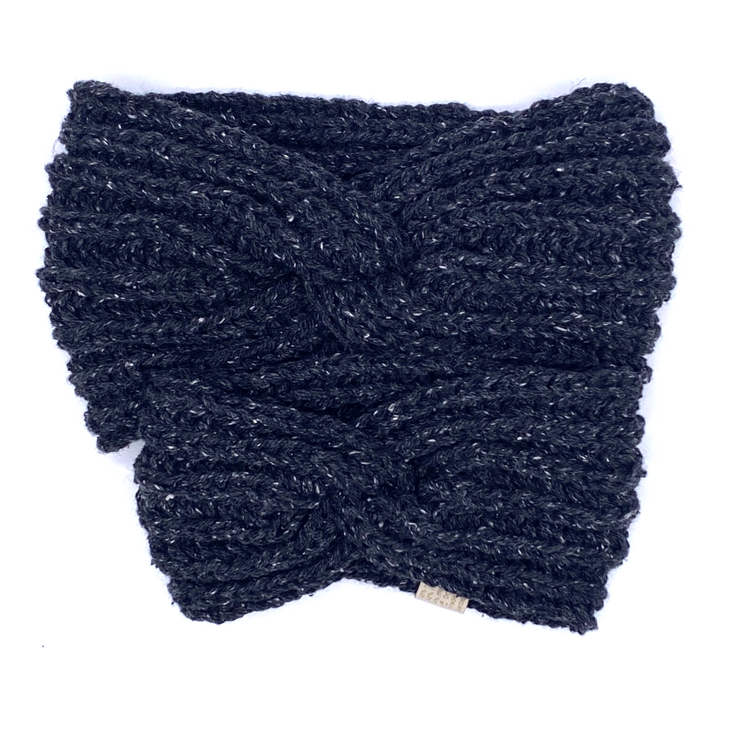 bandeau mini anthracite headband