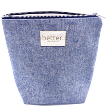 Load image into Gallery viewer, Lomme navy wash bag
