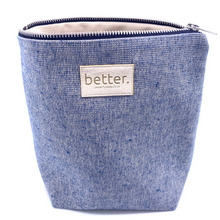 Load image into Gallery viewer, Lomme navy wash bag
