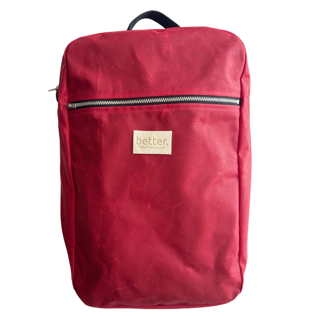 the better. backpack red